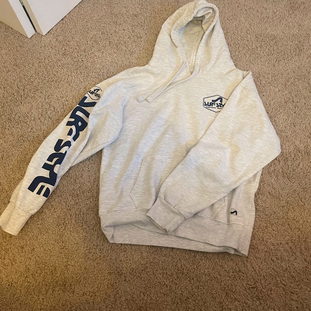 Surf Style Gray Hoodie